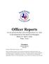 Report: [TXSSAR Officer Reports: March 31 - April 3, 2016]