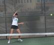 Photograph: [Kseniya Bardabush swings racket during Lamar match]