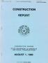 Primary view of Texas Construction Report: August 1990