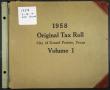 Book: [City of Grand Prairie Tax Roll: 1958, Volume 1]