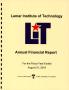 Primary view of Lamar Institute of Technology Annual Financial Report: 2018