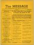 Journal/Magazine/Newsletter: The Message, Volume 1, Number 9, January 1947