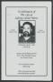 Primary view of [Funeral Program for Sydney Lamar Harris, April 8, 1988]