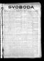 Newspaper: Svoboda (La Grange, Tex.), Vol. 31, No. 2, Ed. 1 Thursday, January 13…