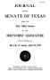 Legislative Document: Journal of the Senate of Texas being the First Called Session of the …