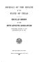 Legislative Document: Journal of the Senate of the State of Texas, Regular Session of the F…