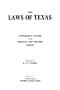 Primary view of The Laws of Texas, 1920-1921 [Volume 20]