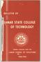 Primary view of Catalog of Lamar State College of Technology School of Vocations,1964-1965