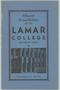 Book: Catalog of Lamar College, 1937-1938