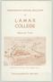 Book: Catalog of Lamar College, 1941-1942