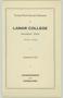 Primary view of Catalog of Lamar College, 1945-1946