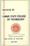 Primary view of Catalog of Lamar State College of Technology School of Vocations, 1959-1960