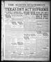 Newspaper: The Austin Statesman (Austin, Tex.), Vol. 50, No. 169, Ed. 1 Thursday…