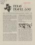 Journal/Magazine/Newsletter: Texas Travel Log, August 1989