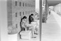 Photograph: [Lamar Students outside of the Archer Building]