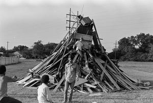 Primary view of object titled '[Homecoming Bonfire at Lamar University]'.