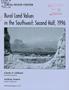 Report: Rural Land Values in the Southwest: Second Half, 1996