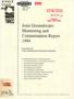 Report: Joint Groundwater Monitoring and Contamination Report: 1994