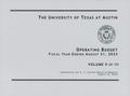 Book: University of Texas at Austin Operating Budget: 2023, Volume 2
