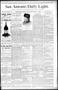 Newspaper: San Antonio Daily Light. (San Antonio, Tex.), Vol. 9, No. 196, Ed. 1 …