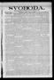 Newspaper: Svoboda. (La Grange, Tex.), Vol. 24, No. 70, Ed. 1 Tuesday, August 31…