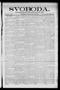 Newspaper: Svoboda. (La Grange, Tex.), Vol. 25, No. 50, Ed. 1 Friday, June 24, 1…