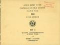 Report: Texas Comptroller of Public Accounts Annual Report: 1968, Part 1A