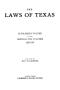 Book: The Laws of Texas, 1931-1933 [Volume 28]