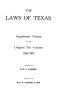 Book: The Laws of Texas, 1935-1937 [Volume 30]