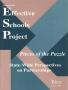 Journal/Magazine/Newsletter: Journal of the Effective Schools Project, Volume 6, 2000
