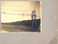 Primary view of [A Photograph of the Suspension Bridge Over the Brazos River (1)]