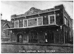Primary view of object titled 'The Lamar Bath House'.