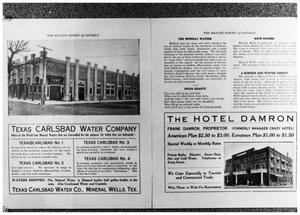 Primary view of object titled 'The Health Resort Quarterly, 3 of 4:  Pages 2 and 3'.