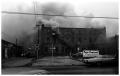 Photograph: [The Damron Hotel Fire, 21 of 21:  An  Early Stage, Looking East, Smo…