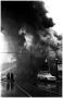 Photograph: [The Damron Hotel Fire, 2 of 21:   View South/Southeast ]