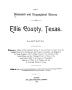 Book: Memorial and biographical history of Ellis county, Texas ... Containi…