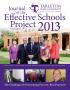 Primary view of Journal of the Effective Schools Project, Volume 20, 2013