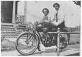 Photograph: [The First Motorcycle in Mineral Wells]