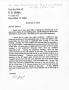 Letter: [A Letter Concerning Mineral Wells High School 1953 Graduation]