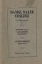 Book: Catalogue of Daniel Baker College, 1908-1909