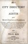 Book: 1906-7 City Directory of Austin With Street Directory of Residents