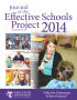 Journal/Magazine/Newsletter: Journal of the Effective Schools Project, Volume 21, 2014