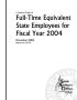 Primary view of A Summary Report on Full-Time Equivalent State Employees for Fiscal Year 2004