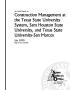 Primary view of An Audit Report on Construction Management at the Texas State University System, Sam Houston State University, and Texas State University-San Marcos