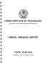 Report: Lamar Institute of Technology Annual Financial Report: Fiscal Year en…