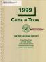 Report: Crime in Texas: 1999