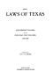 Book: The Laws of Texas, 1897-1902 [Volume 11]
