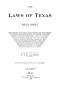Book: The Laws of Texas, 1822-1897 Volume 5