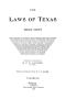 Book: The Laws of Texas, 1822-1897 Volume 9