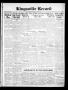 Newspaper: Kingsville Record (Kingsville, Tex.), Vol. 29, No. 11, Ed. 1 Wednesda…